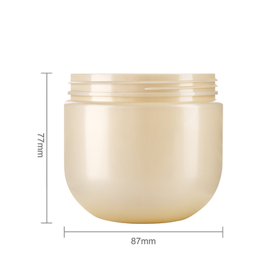 300ML RPET Wide Mouth PET Jar Cosmetic Jars With Screw Caps For Cream
