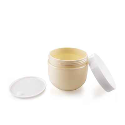 300ML RPET Wide Mouth PET Jar Cosmetic Jars With Screw Caps For Cream